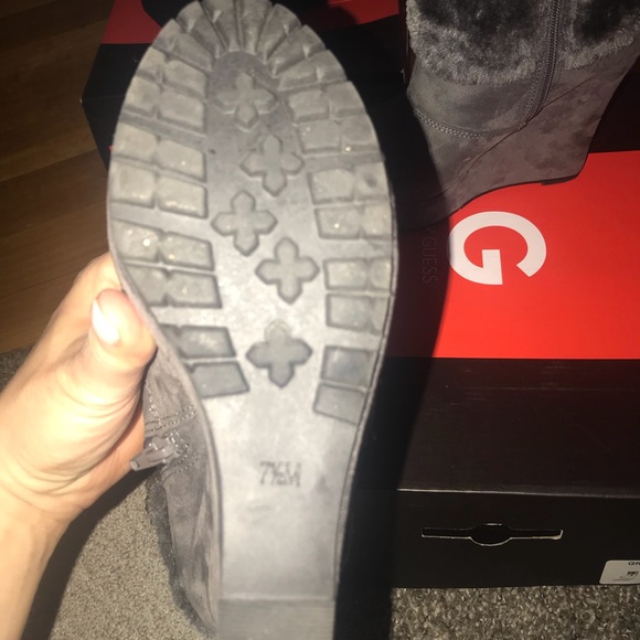 Guess Wedge Boot in Gray. EUC. Only worn once. - Picture 2 of 4